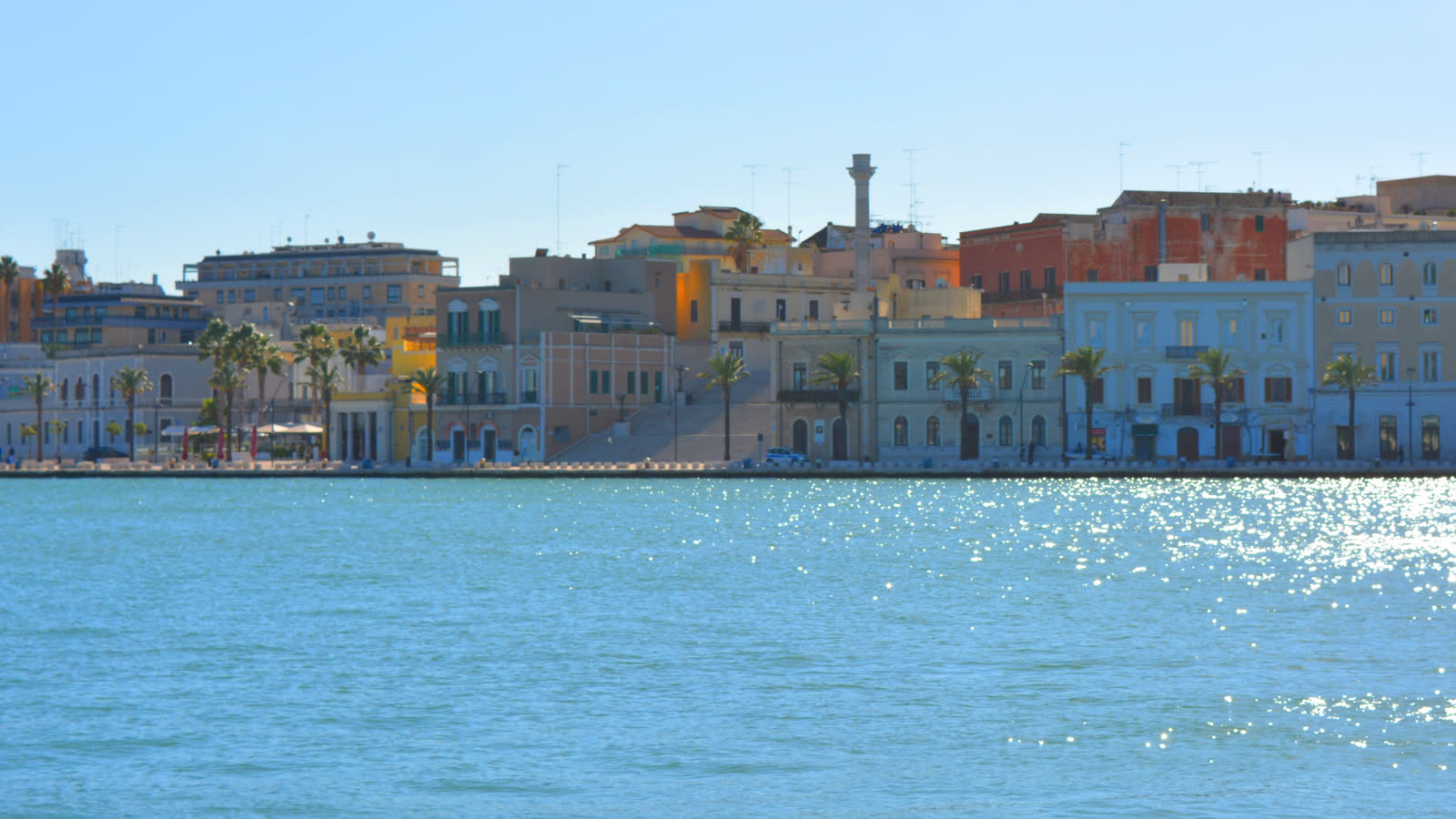 Il lungomare di Brindisi