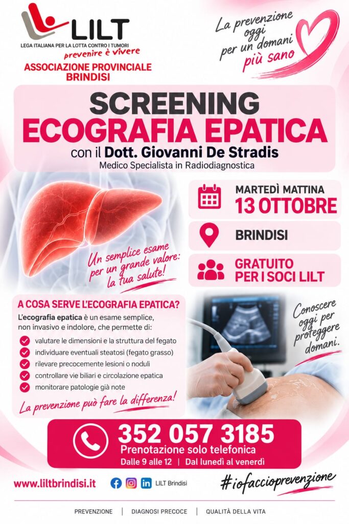 Locandina: SCREENING EPATICA