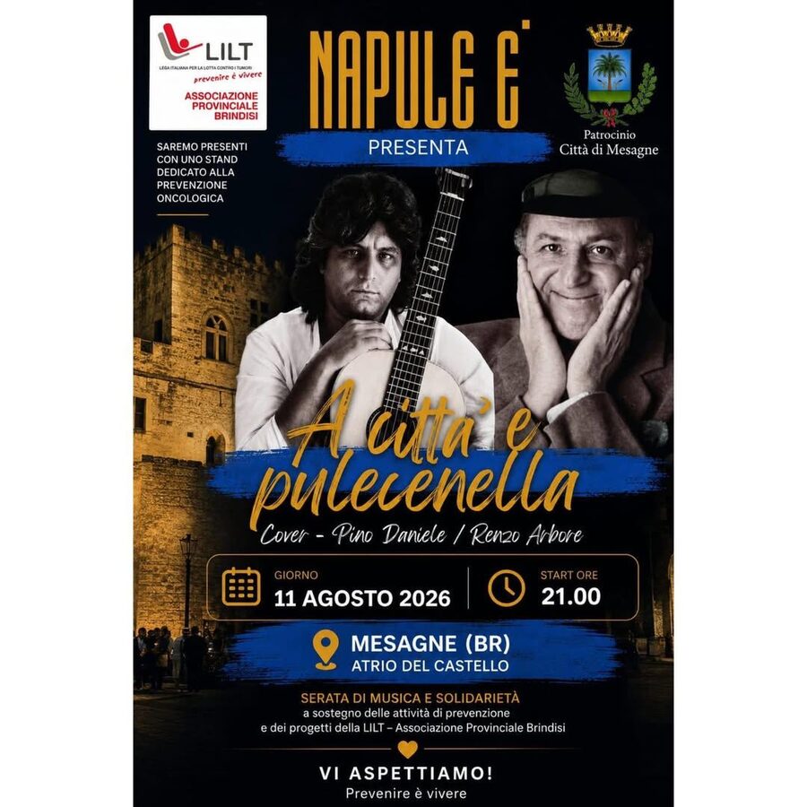 Locandina: Napule è, A città e Pulecenella